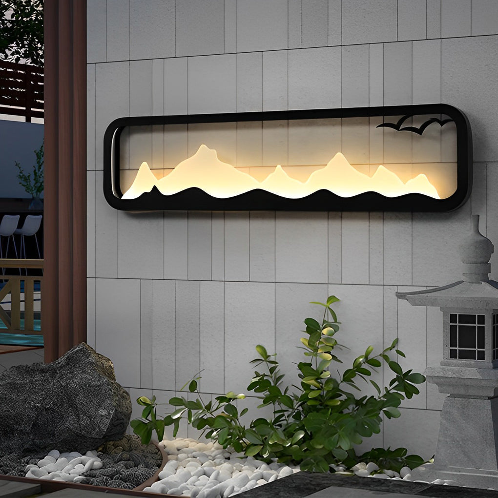 WINDSOR MOUNTAIN VIEW RECTANGULAR LED OUTDOOR SCONCE
