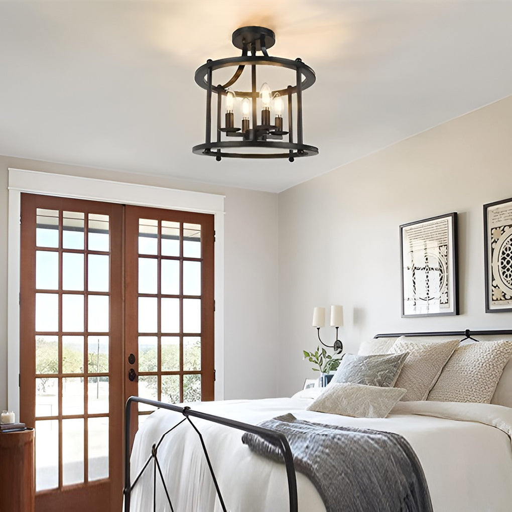 WHITBY INDUSTRIAL METAL PENDANT LANTERN