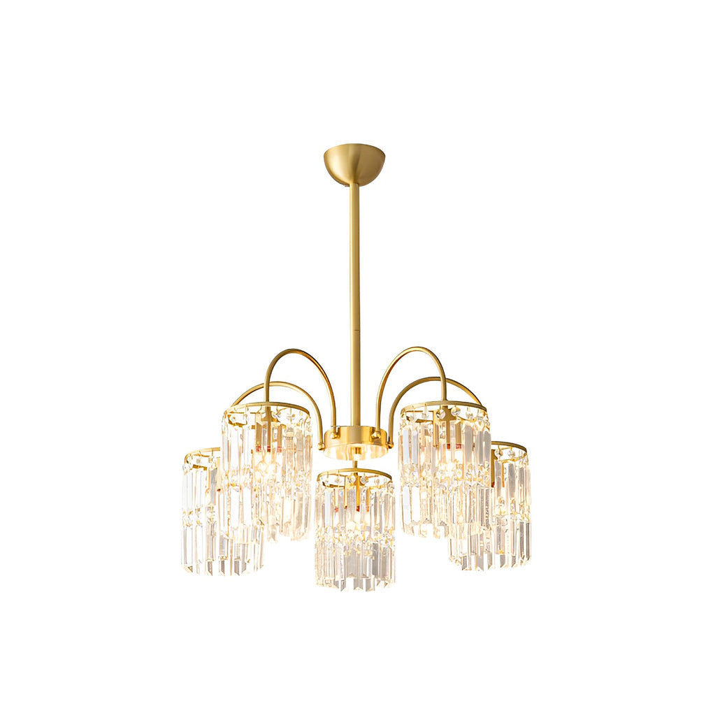 CHARLESTON CRYSTAL CURVE LUXURY CHANDELIER