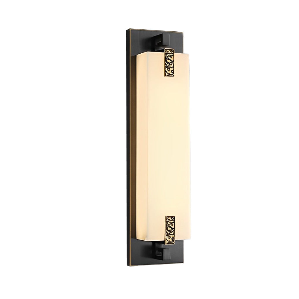 FENWICK RUSTIC BRONZE OUTDOOR WALL LANTERN