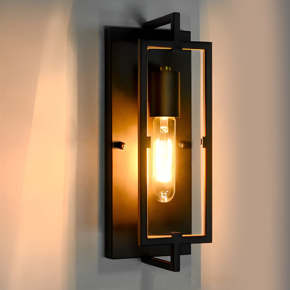 RAVENSCROFT INDUSTRIAL RECTANGLE WALL SCONCE