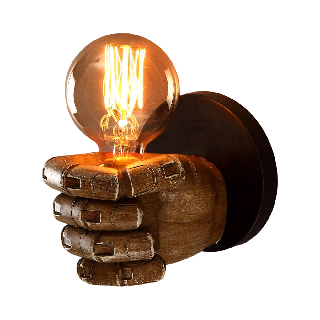 WINTHROP HANDSCULPT WALL SCONCE IN RESIN