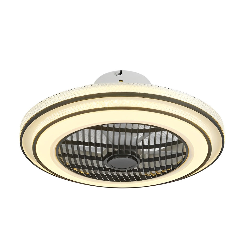 WINTERBOURNE WHISPERING BREEZE BLADLESS CEILING FAN WITH INTEGRATED LIGHTING