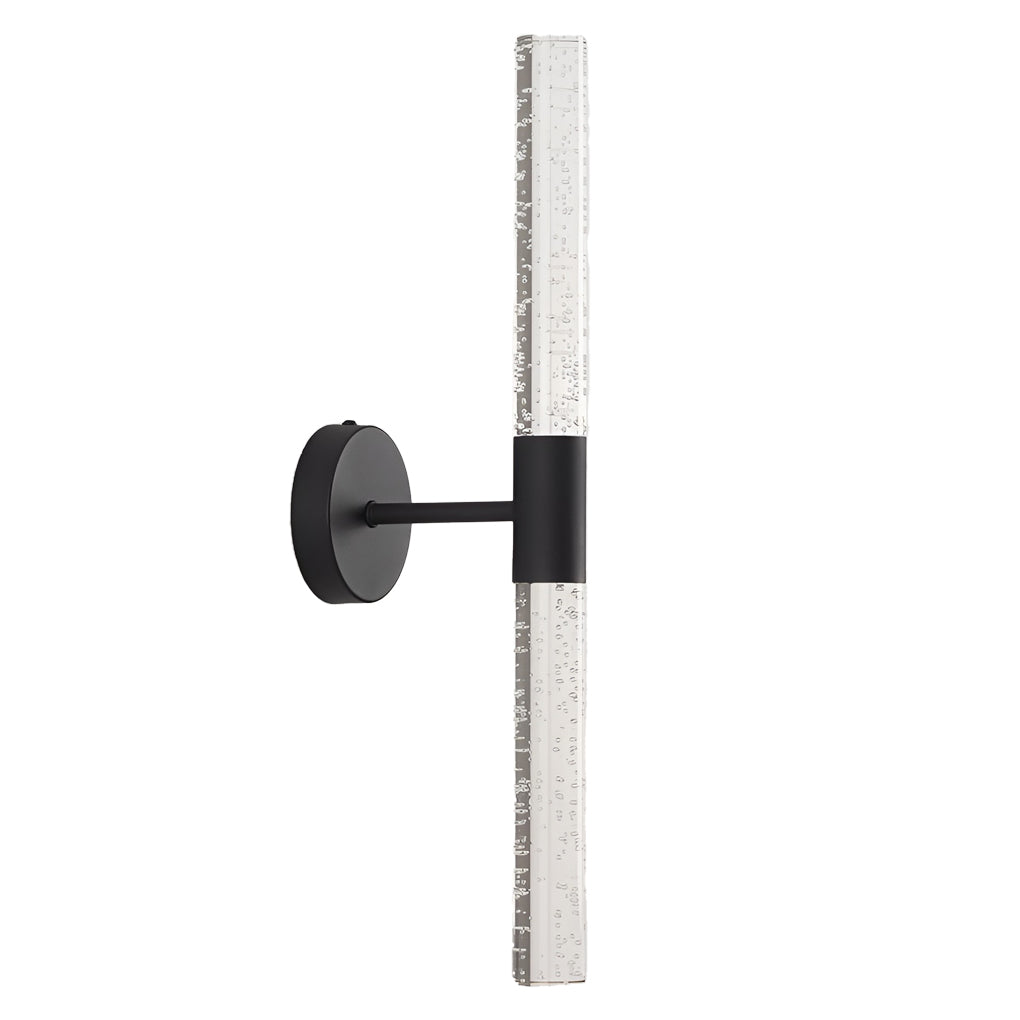 RAVENWOOD IRON AND ACRYLIC CYLINDRICAL WALL SCONCE