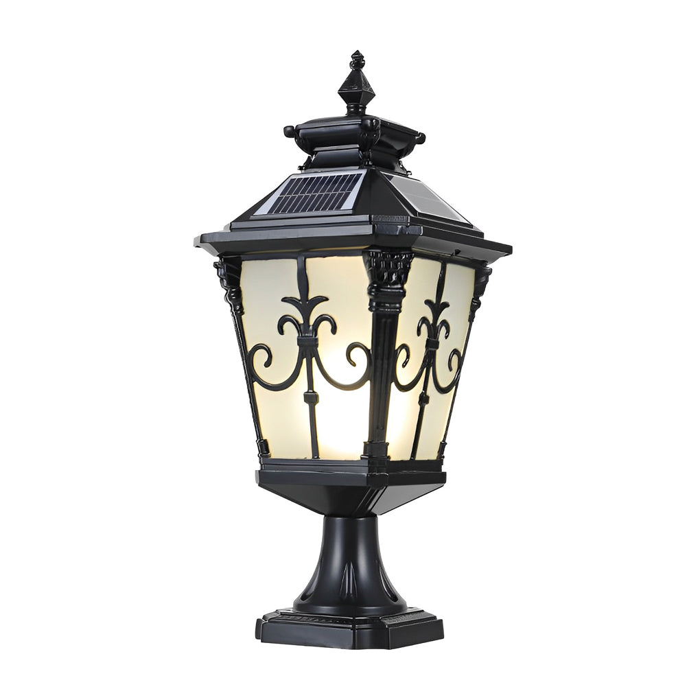 BRACKENDALE VINTAGE PATTERNED SOLAR FENCE LIGHTS