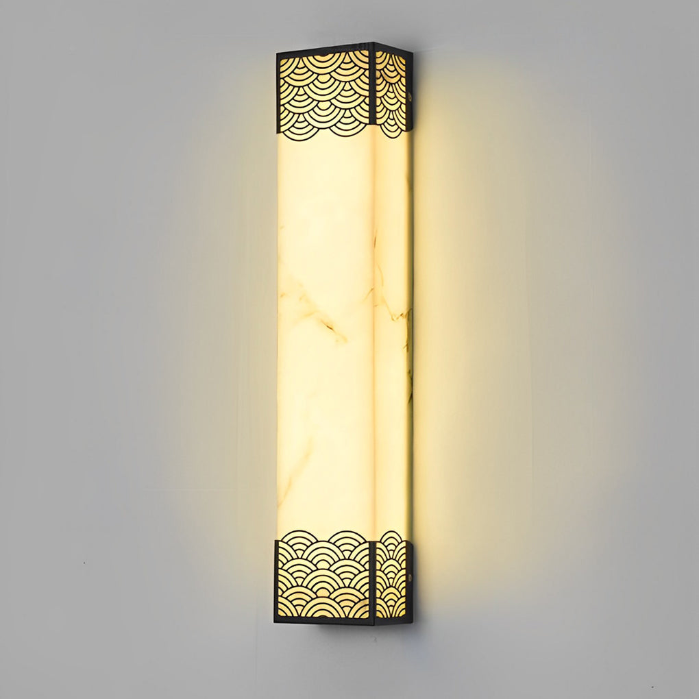 WINDSOR HARBOR RECTANGULAR RESIN LED OUTDOOR WALL LANTERN
