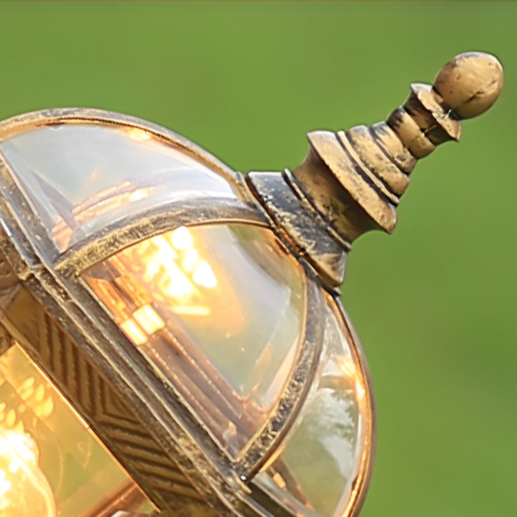 BRAMBLETON GILDED PATHWAY ILLUMINATOR - European-Inspired Outdoor Lawn Beacon