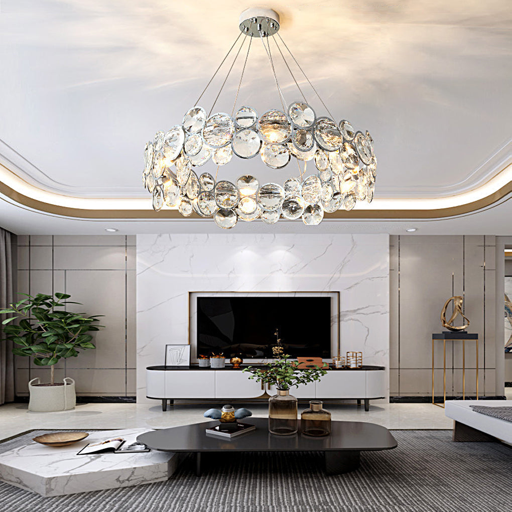 WINTERBOURNE ORB CRYSTAL PENDANT LIGHT