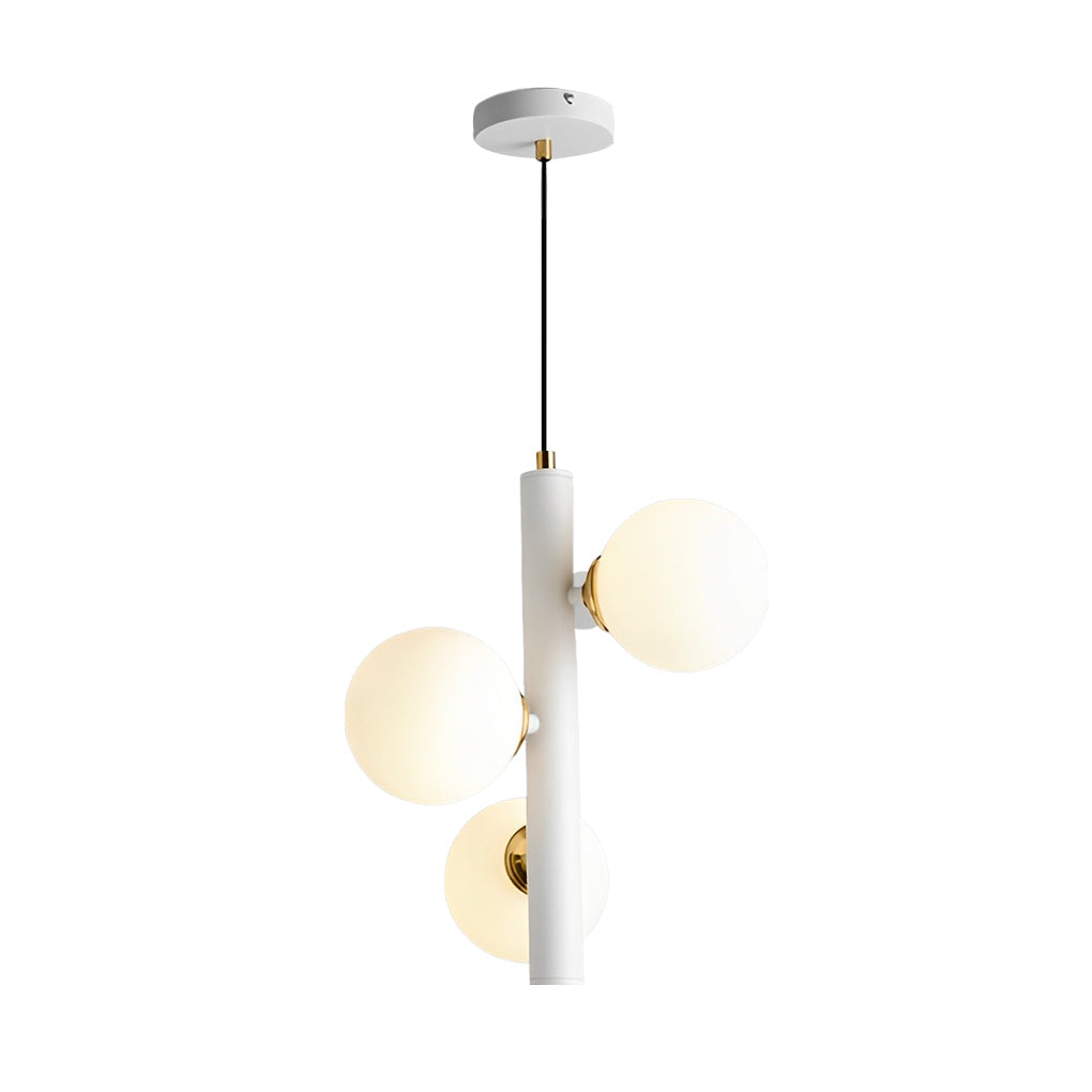 WINTHROP TRIO GLASS ORB CHANDELIER