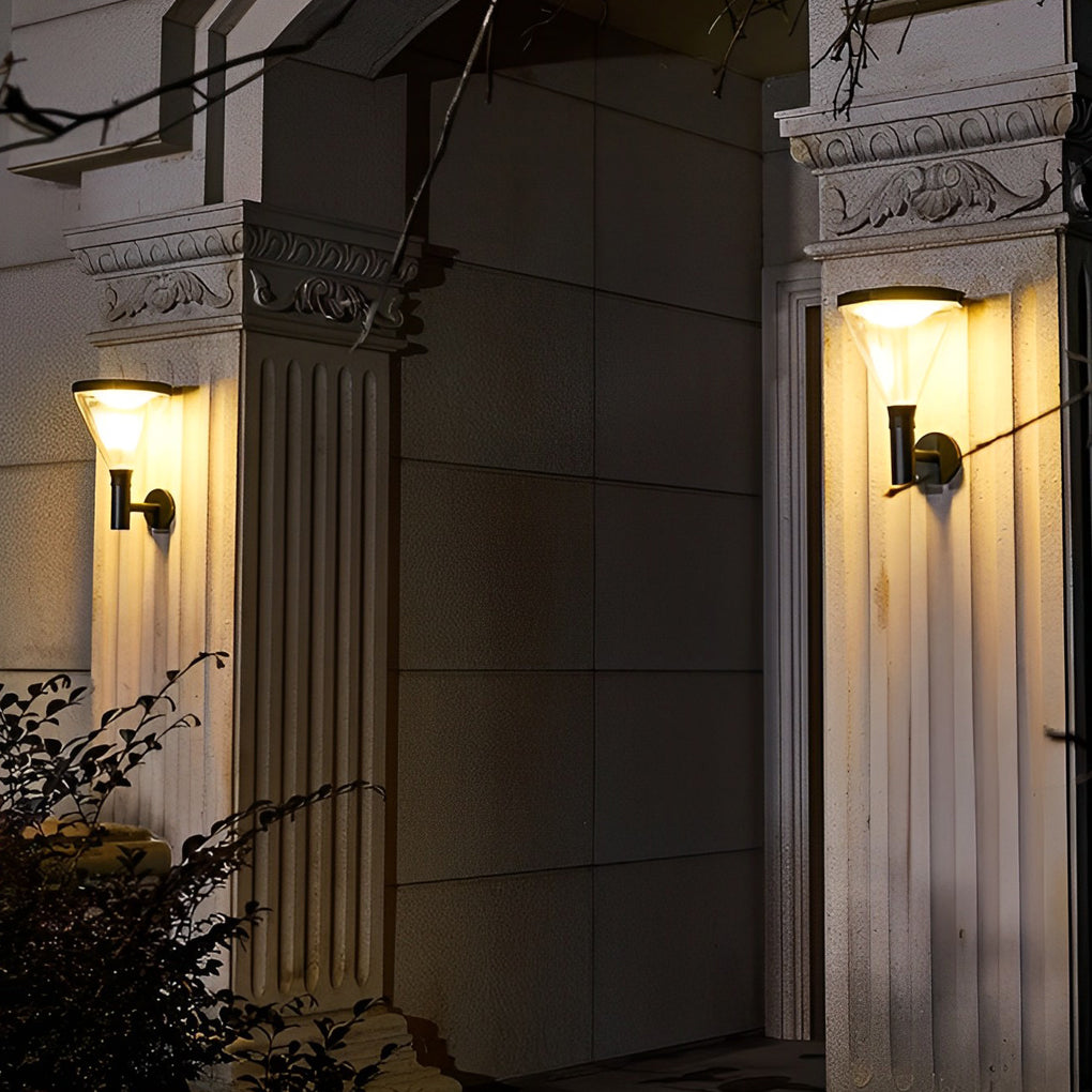RAVENSHIRE RAINPROOF DIMMABLE SOLAR WALL LANTERN