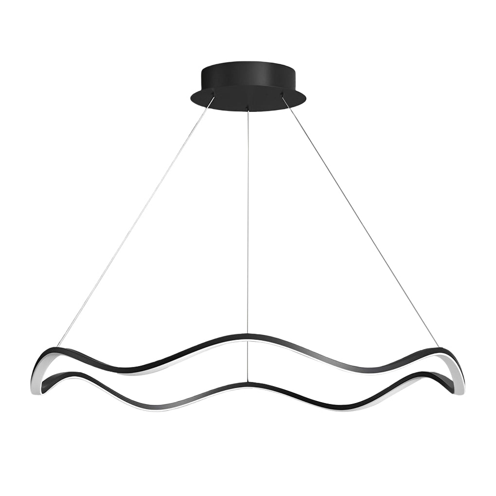 WINDSOR WAVES LED CIRCULAR CHANDELIER WITH GRADUAL DIMMING