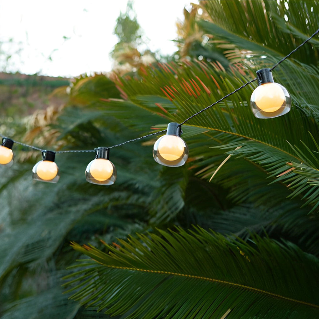 WINTERBORNE SOLAR-POWERED LED STRING LIGHTS WITH USB CHARGING