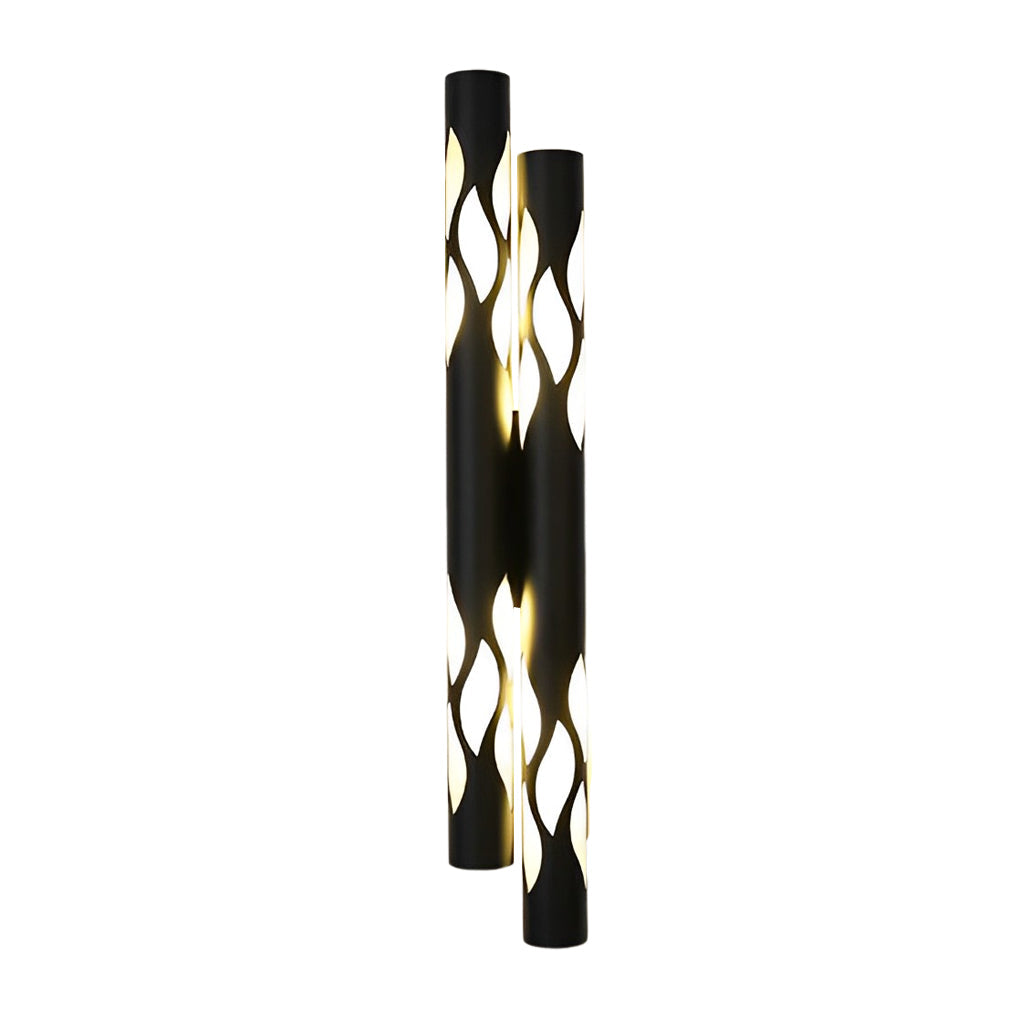 FARROW FLAME-WASHED LED WALL LANTERN