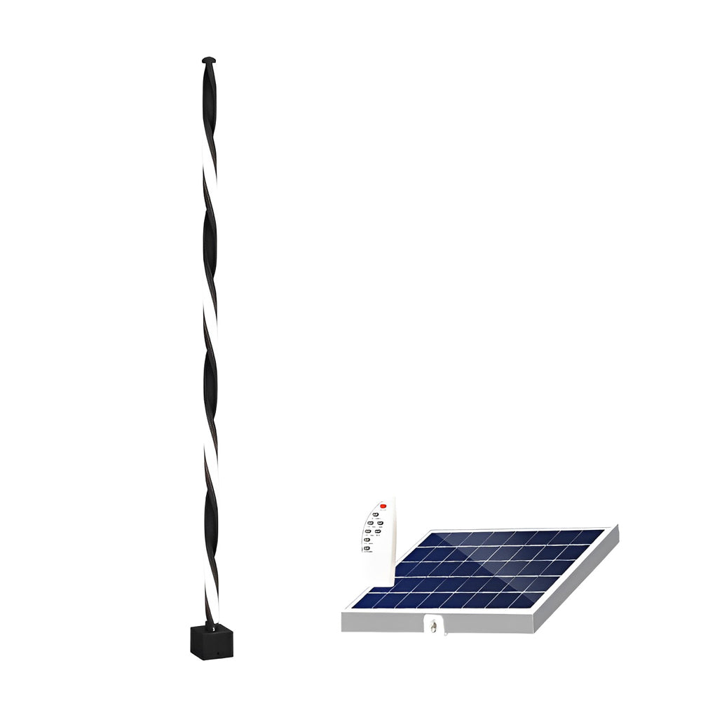BRAMLEY SOLAR PATHWAY BEACON WITH LINEAR LED ILLUMINATION