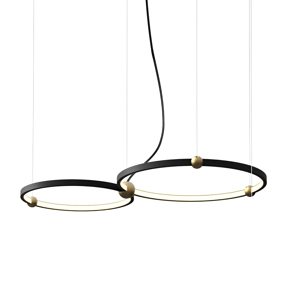 WHITBY CIRCULAR METAL ART CHANDELIER