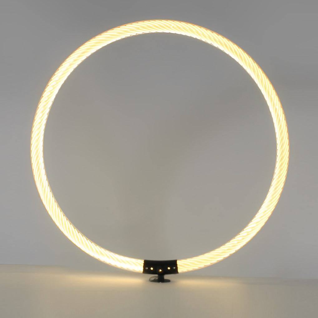WINTERBOURNE MODERN RINGED LED GARDEN LIGHTING, WATER-RESISTANT LANDSCAPE ILLUMINATION