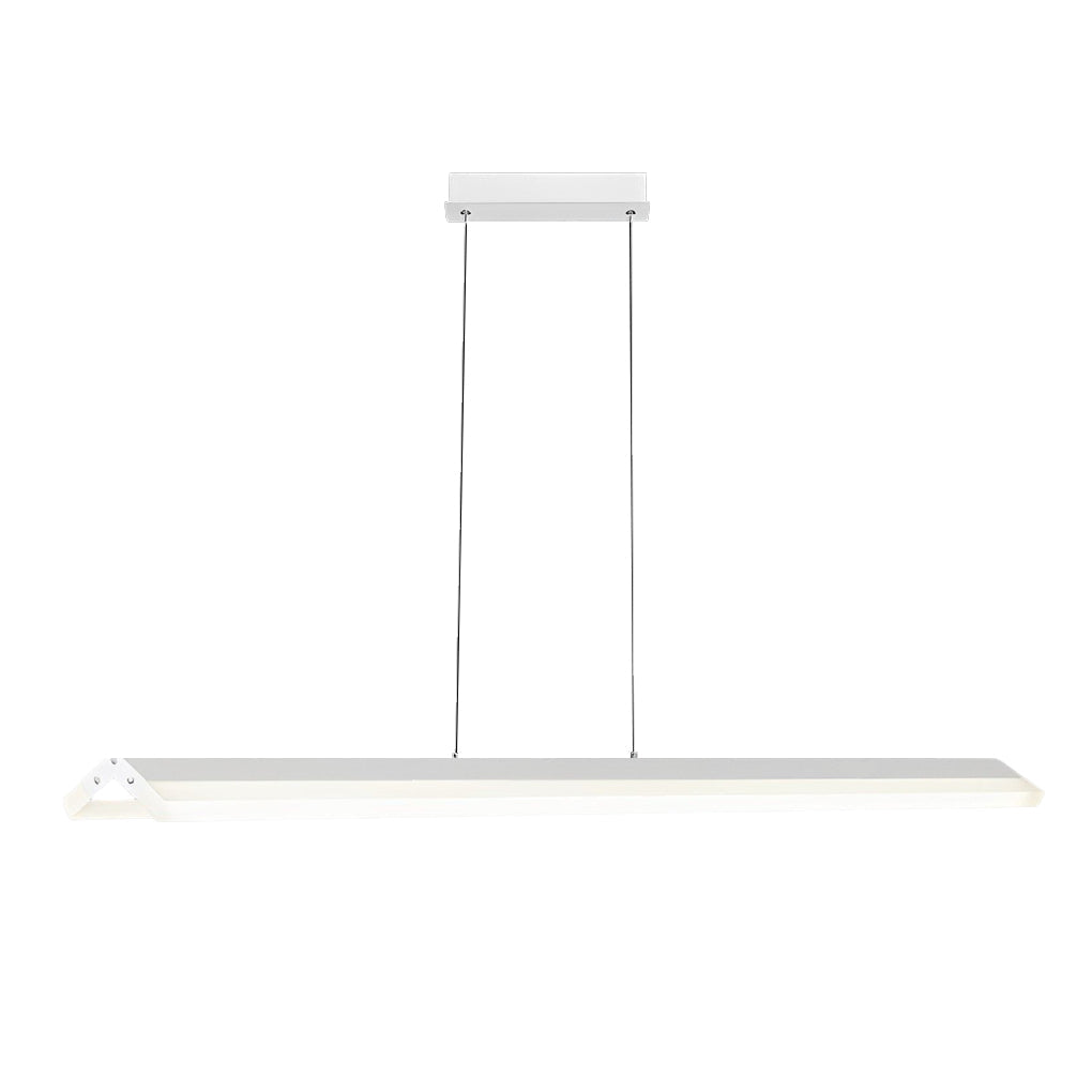 WHITBY METAL STRIP PENDANT LIGHTING - NEUTRAL TONE LED ILLUMINATION