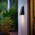 WINTHORPE SOLAR-Powered LED WALL SCONCE with Adjustable Brightness and Waterproof Design