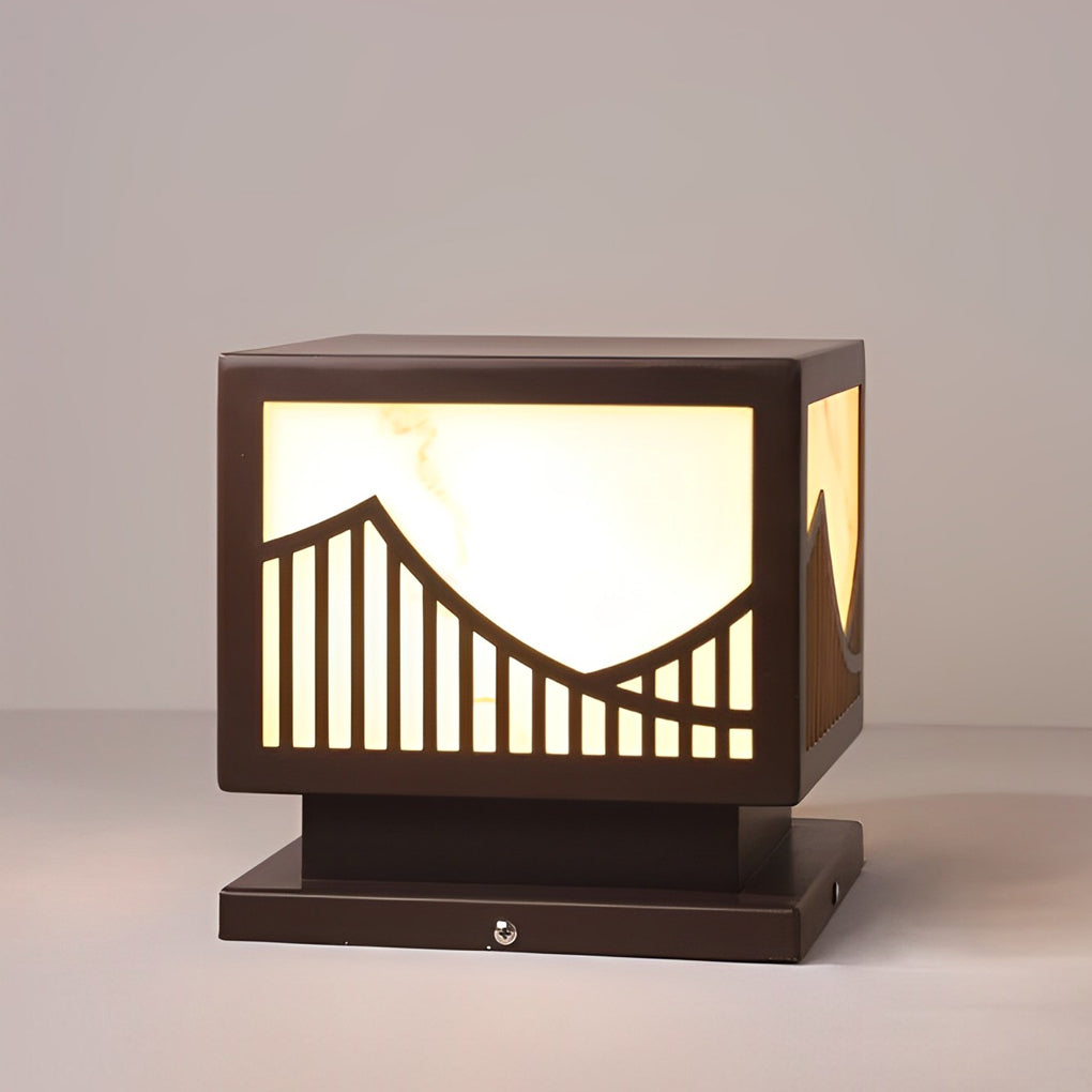ASHFORD SOLAR ILLUMINATED MOUNTAIN VIEW GARDEN POSTS