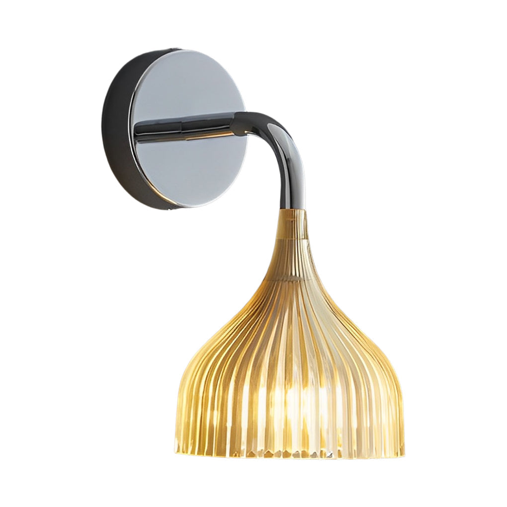 WINTHROP PLEATED IRON WALL SCONCE LUMINAIRE