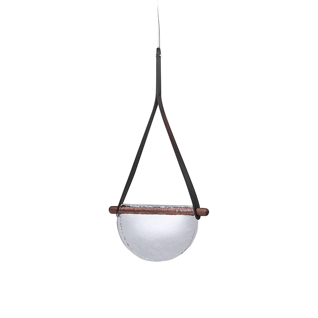 VANDERBILT SEMICIRCULAR GLASS RIBBON CHANDELIER