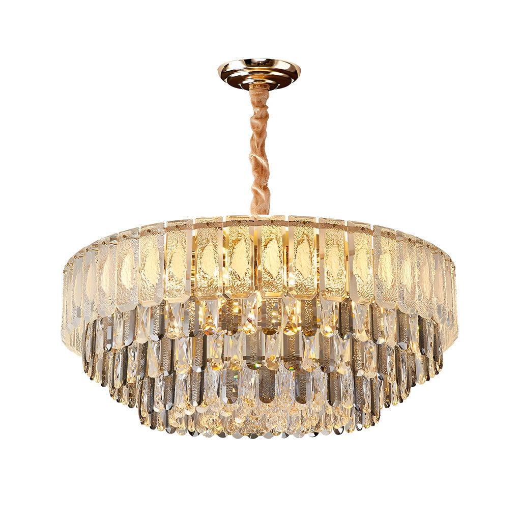 WINTHORPE CRYSTAL CIRCLE DIMMER CHANDELIER