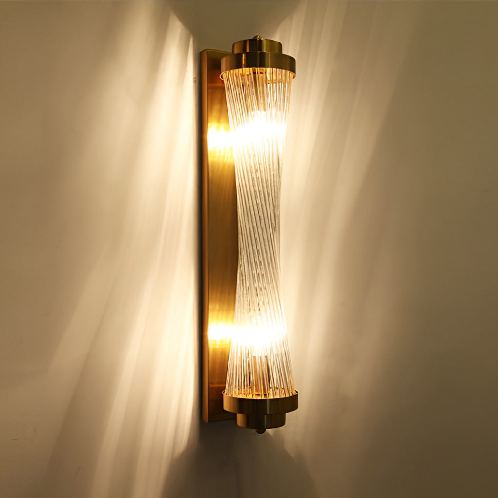 WINTERBOURNE CRYSTAL GLOW WALL SCONCE WITH ADJUSTABLE WARM WHITE LIGHT