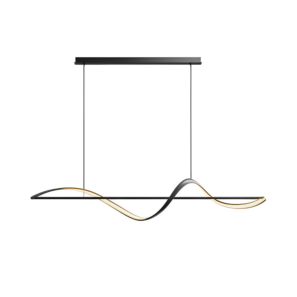 WINTHORPE WAVING STRIP LED CHANDELIER