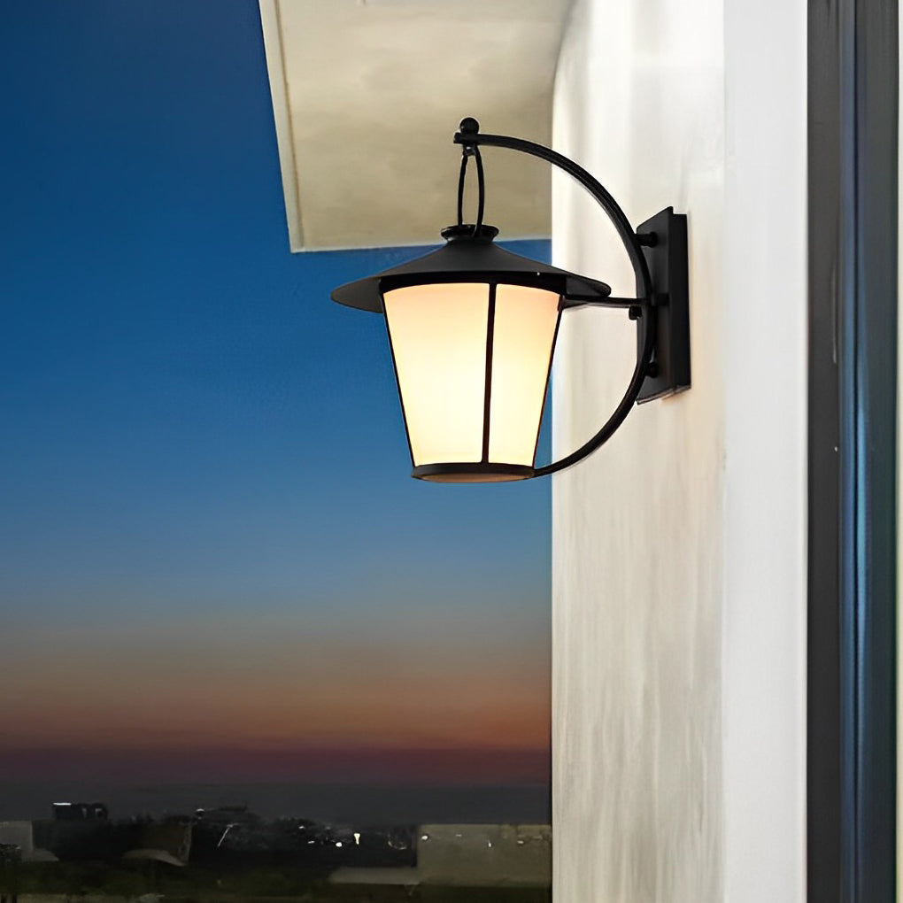 WINDSOR FROSTED OPAL OUTDOOR WALL SCONCE