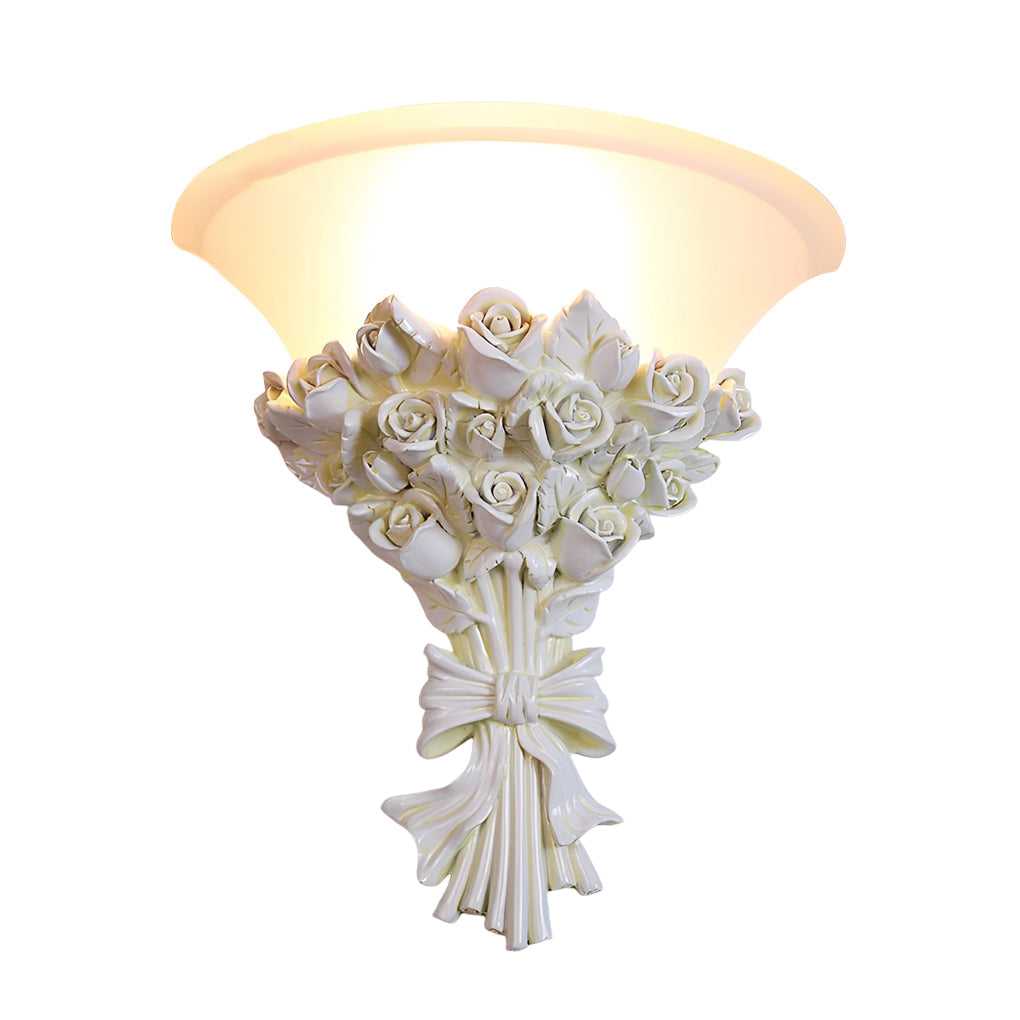WINTHORPE VINTAGE ROSE EMBELLISHED WALL LANTERN