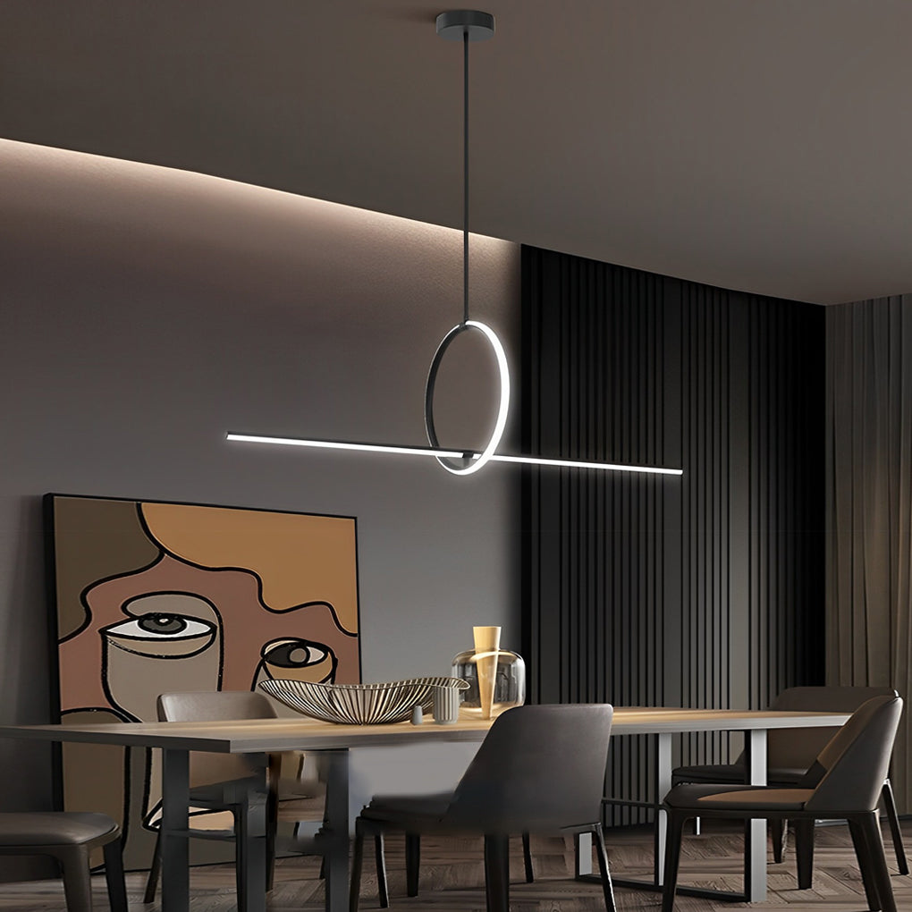 WINTHROP SLIM LINEAR LED CHANDELIER WITH DIMMABLE SETTINGS