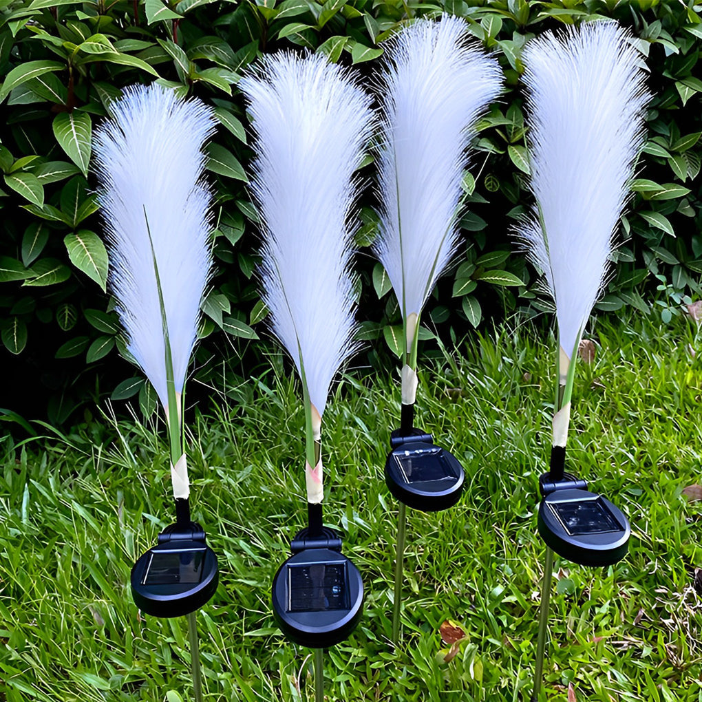 1. **CARNARVON GLOWING REED SOLAR GARDEN LIGHTS**  
   Illuminate your outdoor space with these charming solar-powered lamps designed to mimic the natural beauty of reeds, bringing a soft, ambient glow to your lawn.

2. **LAVENDER HILL SOLAR FLARE LAMP SE