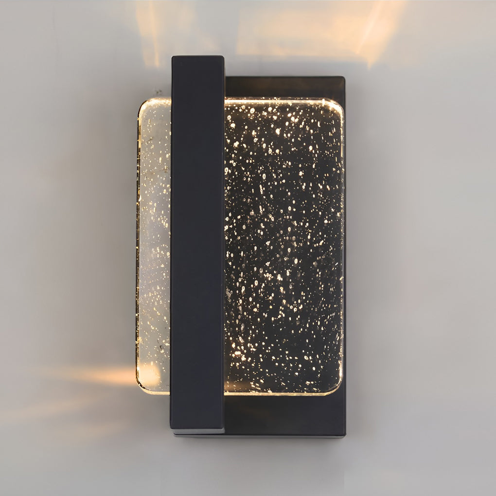 WINDSOR CRYSTAL RAINWATER OUTDOOR SCONCE