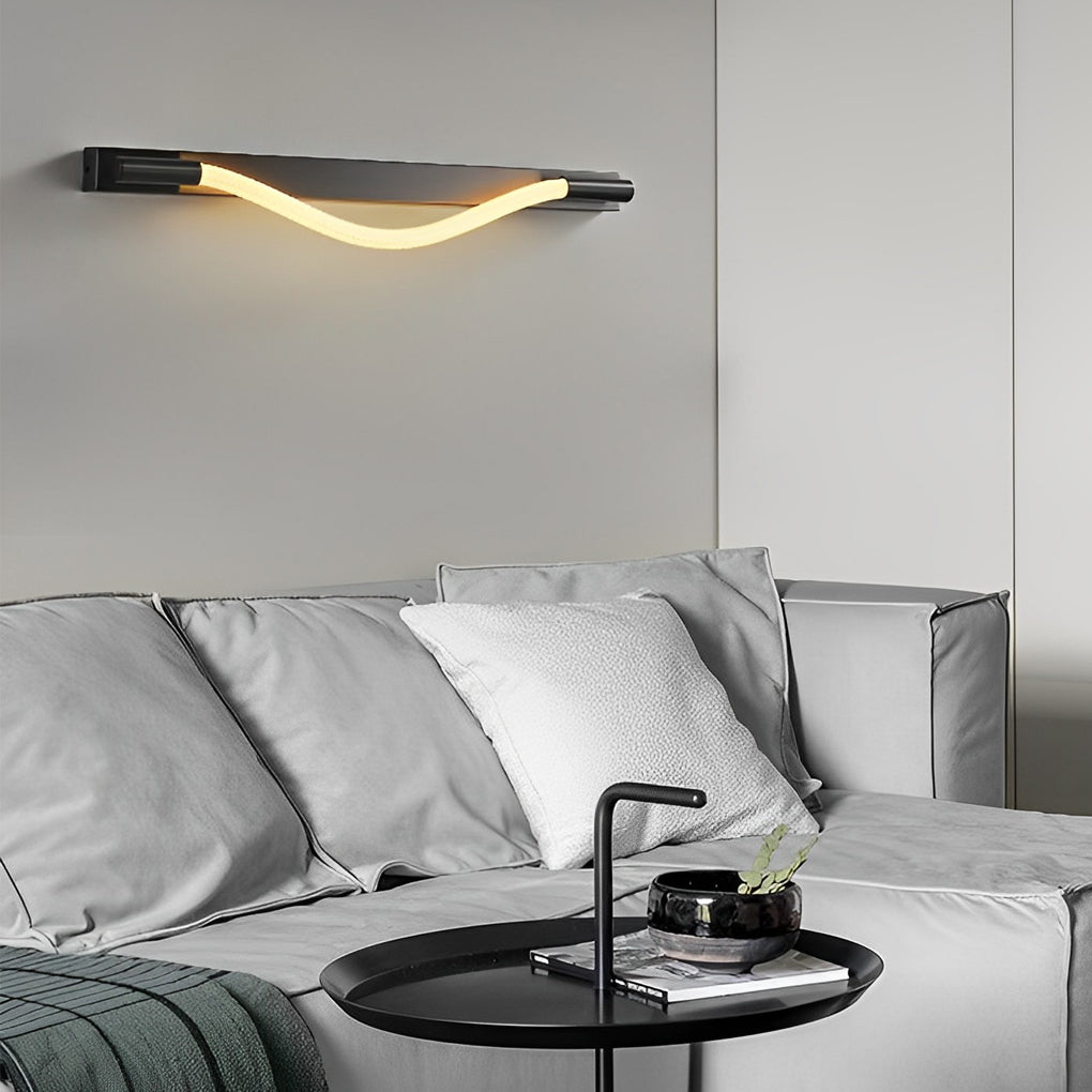 RAVENHURST WOVEN ROPE LED WALL SCONCE
