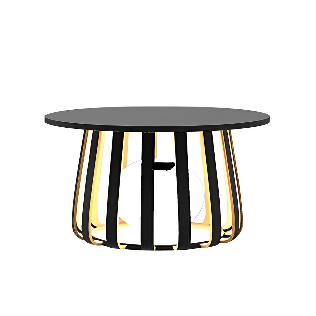 WINDSOR CIRCLE SOLAR GLOW LANTERN WITH RGB ILLUMINATION