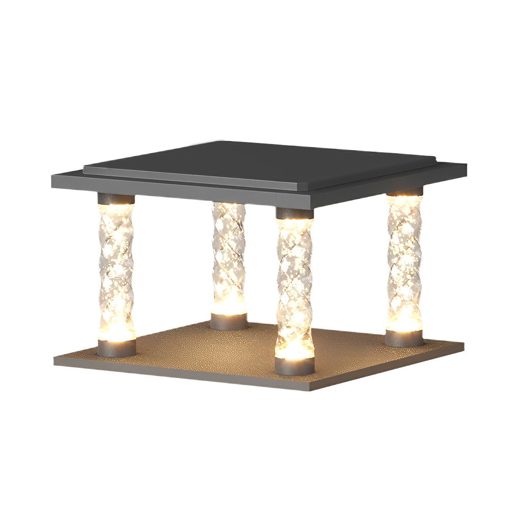 WINDSOR SOLAR-ENHANCED ROUNDED POST CAP ILLUMINATORS