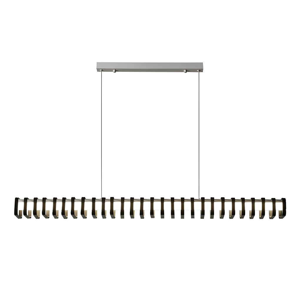 FENWICK MODERN DIMMABLE SQUARE CHANDELIER