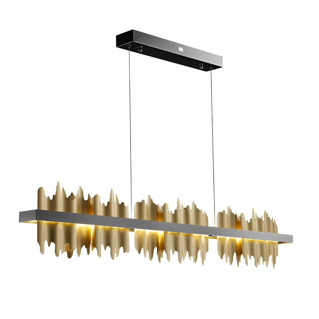 WINTERDALE MOUNTAIN RANGE LED CHANDELIER WITH CONTINUOUS DIMMING