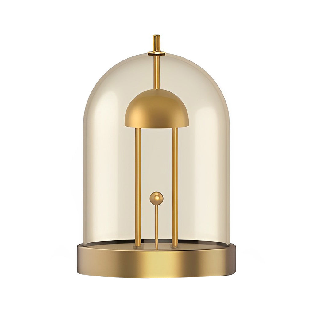 WINTERBOURNE SMOKED GLASS DOME TABLE LANTERN