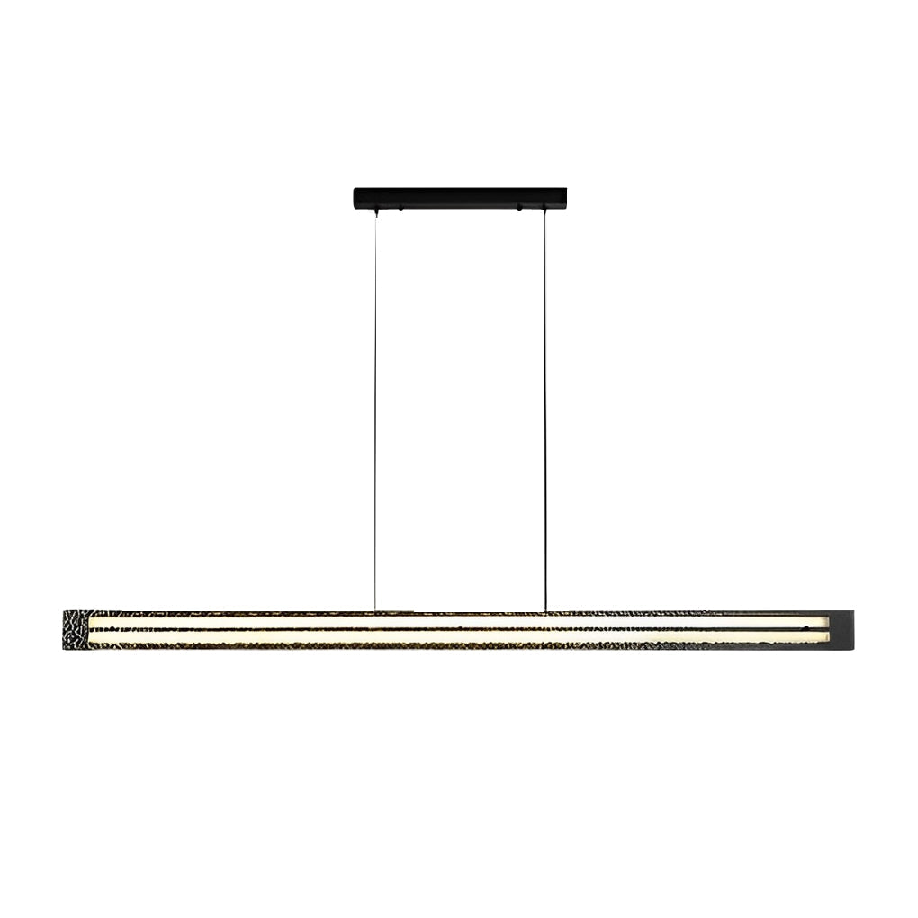 WINTHROP COPPER RING LED CHANDELIER WITH DIMMING FEATURE