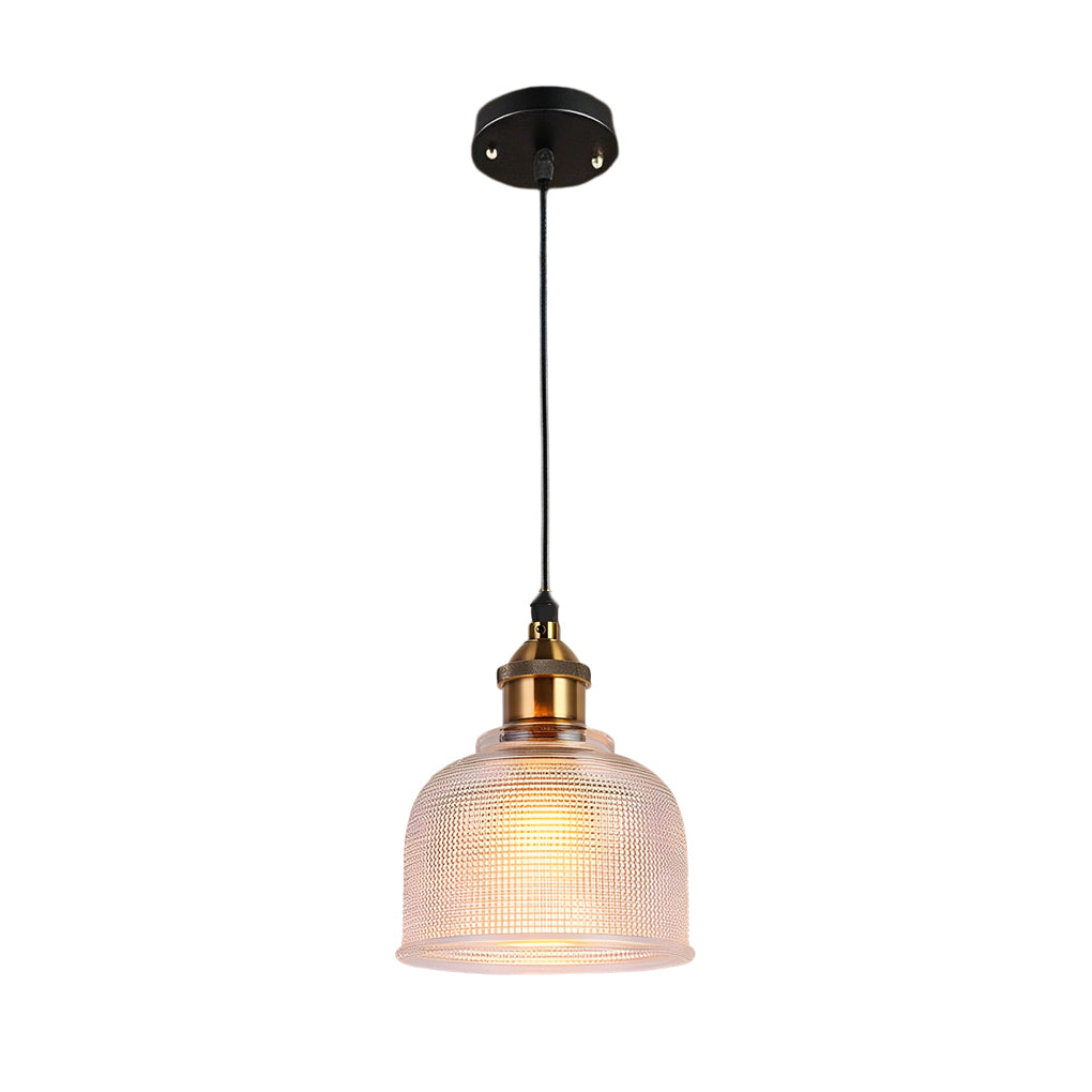 WINTHROP CRYSTAL ORB METAL PENDANT LIGHT