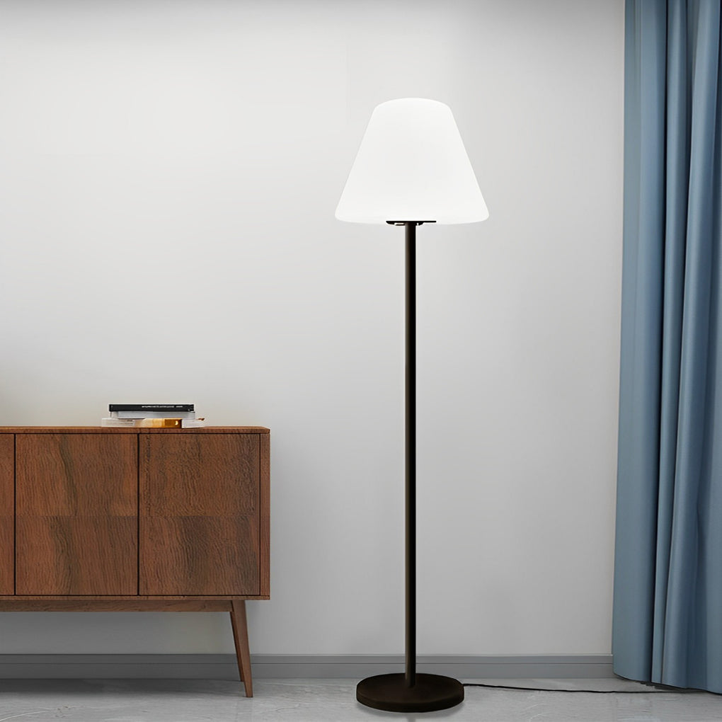 WINTHROP MODERN METAL LED FLOOR LAMP WITH SHADE