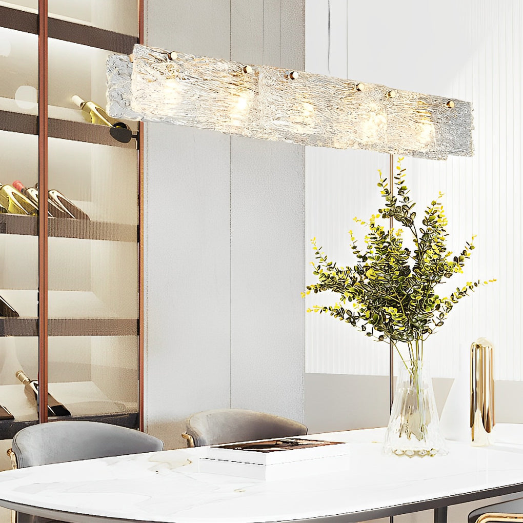 WINDSOR RECTANGULAR CRYSTAL LED CHANDELIER