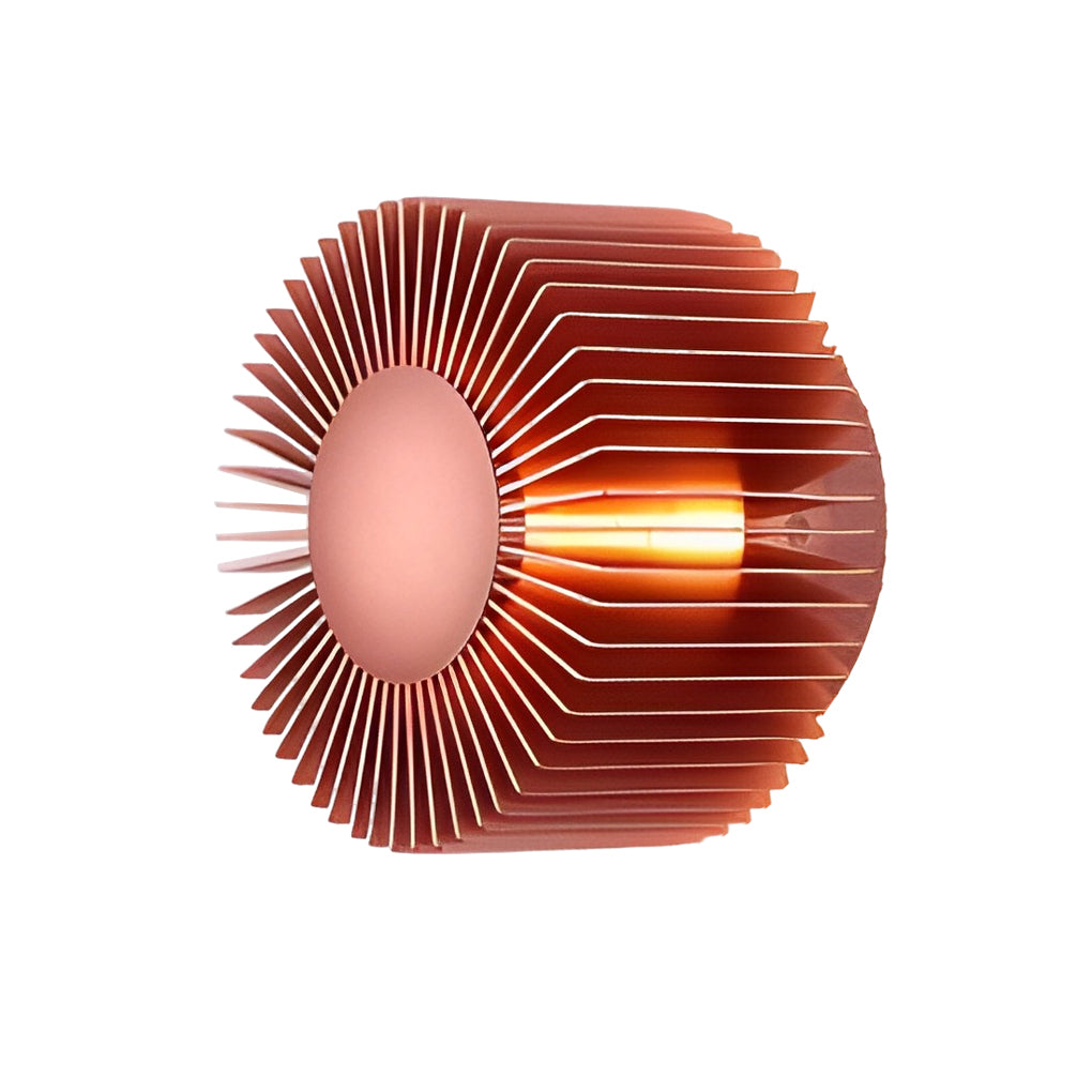 FENWICK SUNBURST ALUMINUM WALL LANTERN