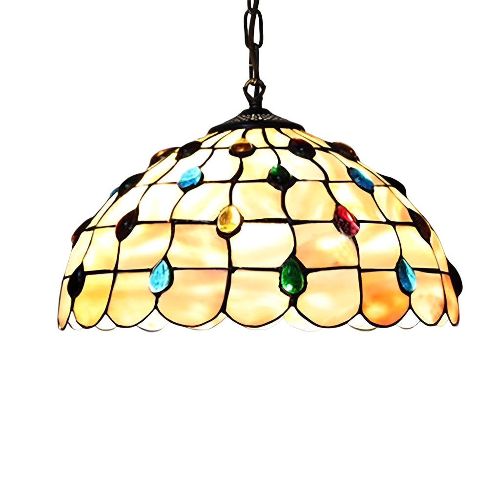 BEAUFORT VIBRANT GLASS BAROQUE CHANDELIER