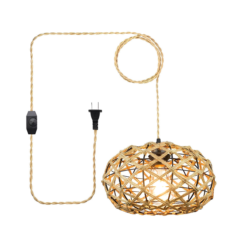 WINTHORPE WOVEN CAGE CEILING LANTERN