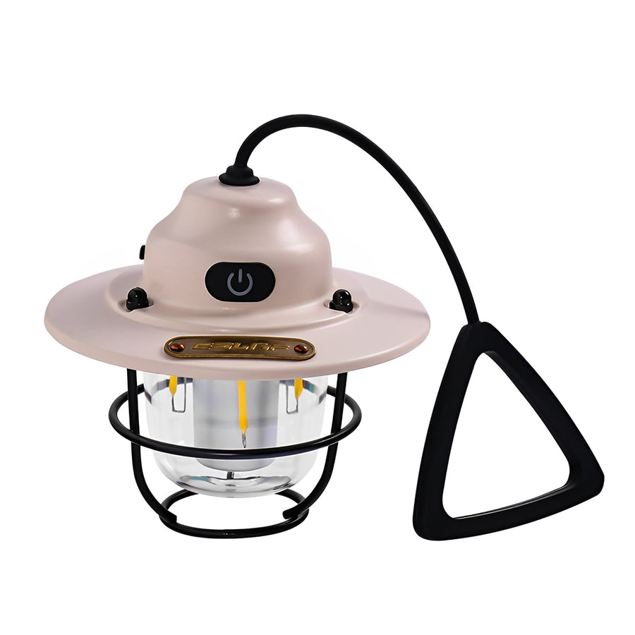 RAVENSCROFT CIRCULAR LED OUTDOOR LANTERN WITH USB RECHARGE