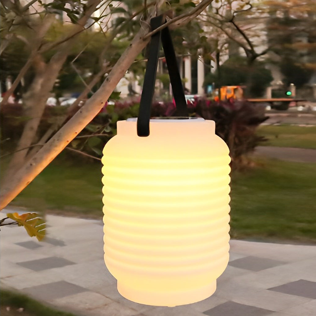 THORNBURY RAINPROOF CYLINDRICAL SOLAR CAMPING ILLUMINATOR