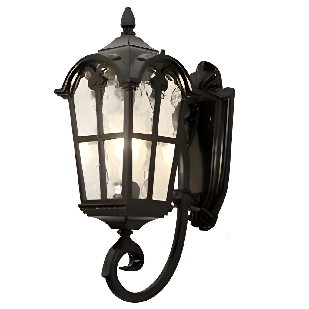 WINCHESTER RUSTIC WALL LANTERN WITH PLUG-IN DESIGN