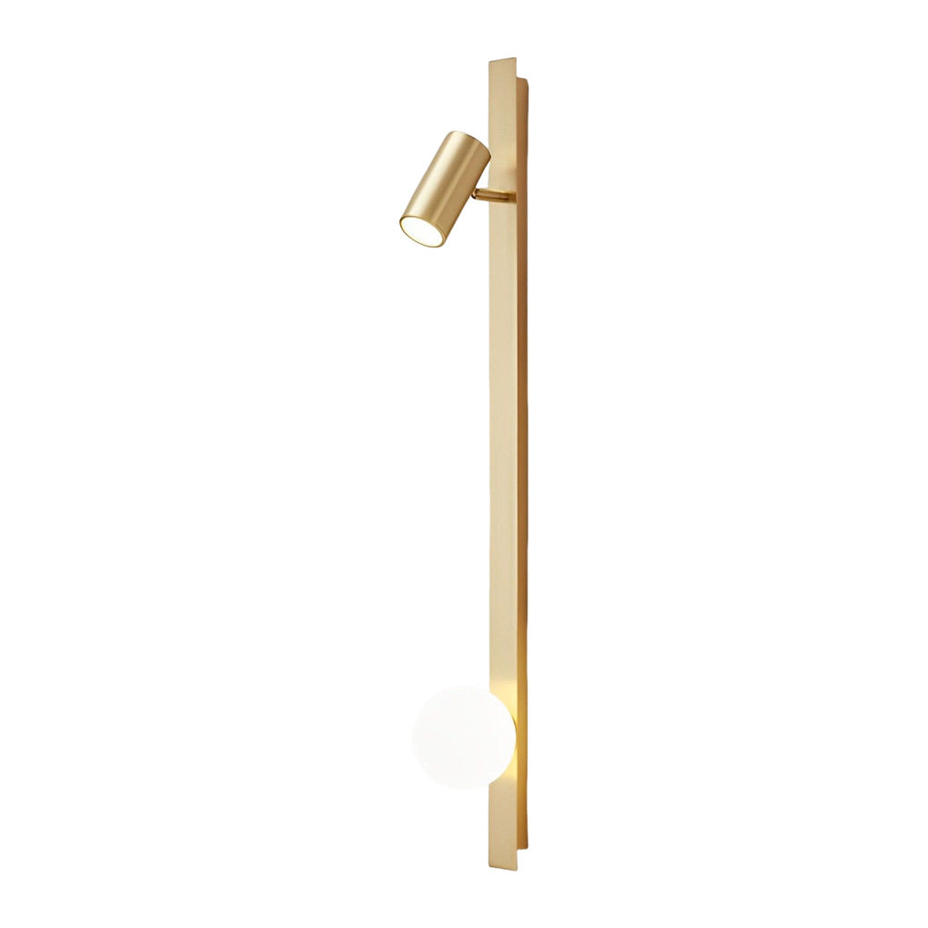 WINCHESTER TRIO DIMMABLE WALL SCONCE WITH FOCUSABLE SPOTLIGHT